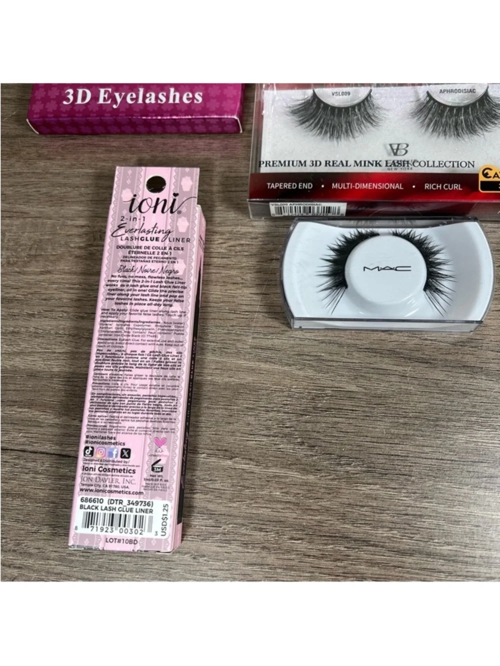 Full Strip Bold Glam False Lash & Glue Eyeliner Bundle